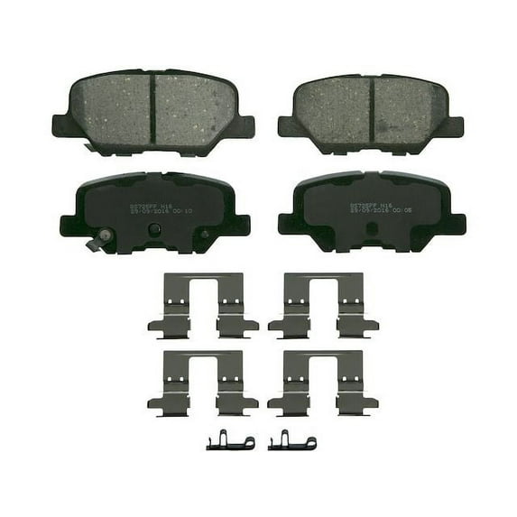 Rear Brake Pad Set - Compatible with 2014 - 2016 Mazda 3 2.0L 4-Cylinder 2015
