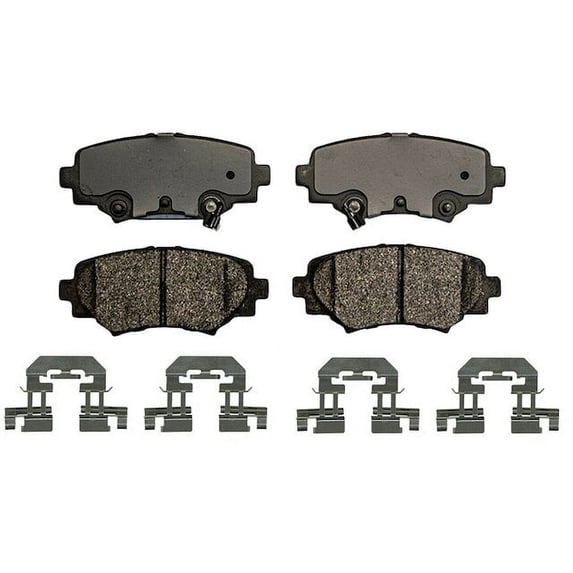 Rear Brake Pad Set - Compatible with 2014 - 2016 Mazda 3 2015