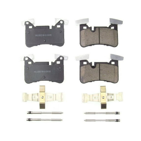 Rear Brake Pad Set - Compatible with 2014 - 2016 Mercedes-Benz E63 AMG S - Power Stop