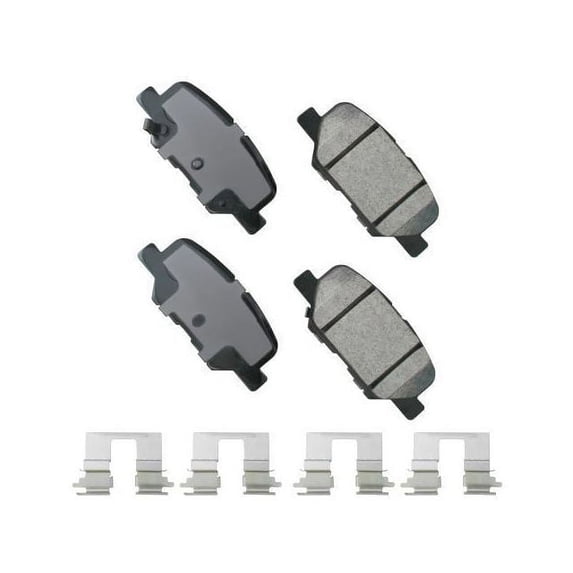 Rear Brake Pad Set - Compatible with 2014 - 2017 Mazda 6 2.5L 4-Cylinder 2015 2016