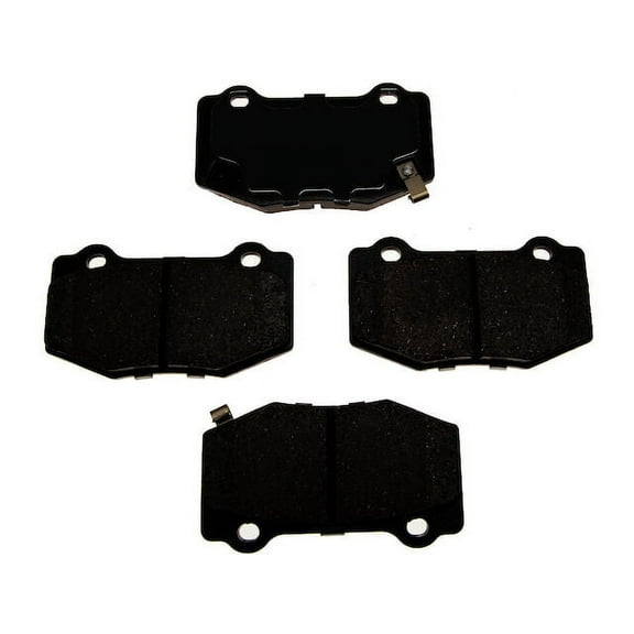 Rear Brake Pad Set - Compatible with 2014 - 2019 Chevy Corvette Stingray 2015 2016 2017 2018