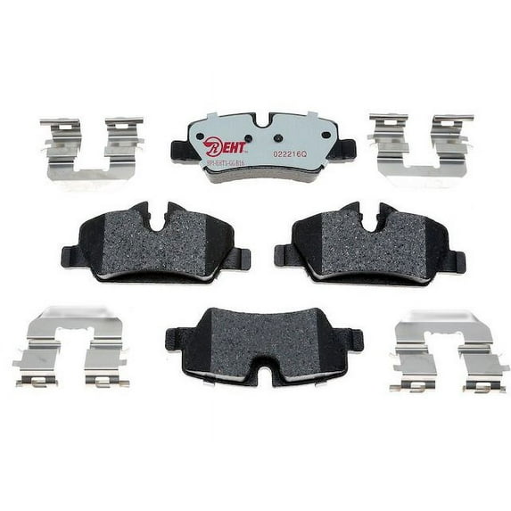 Rear Brake Pad Set - Compatible with 2014 - 2019 Mini Cooper 2015 2016 2017 2018
