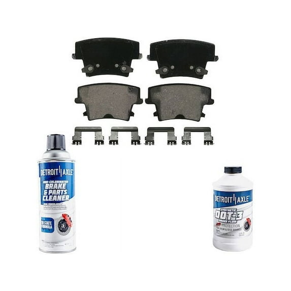Rear Brake Pad Set - Compatible with 2014 Dodge Avenger