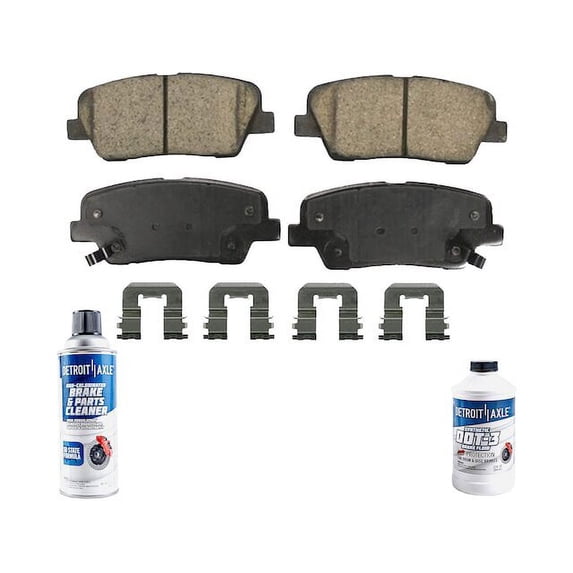 Rear Brake Pad Set - Compatible with 2015 - 2017 Kia K900 2016