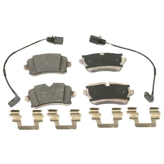 Rear Brake Pad Set - Compatible with 2015 - 2018 Audi A8 Quattro 2016 2017