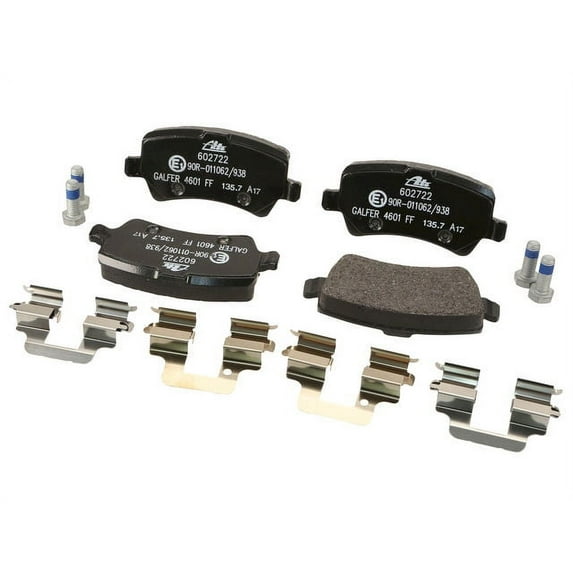 Rear Brake Pad Set - Compatible with 2015 - 2018 Volvo V60 2016 2017