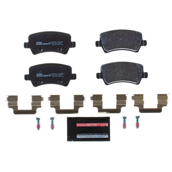 Rear Brake Pad Set - Compatible with 2015 - 2018 Volvo V60 Cross Country - Power Stop