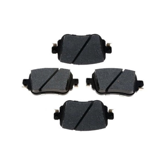 Rear Brake Pad Set - Compatible with 2015 - 2019 Volkswagen Golf SportWagen 2016 2017 2018