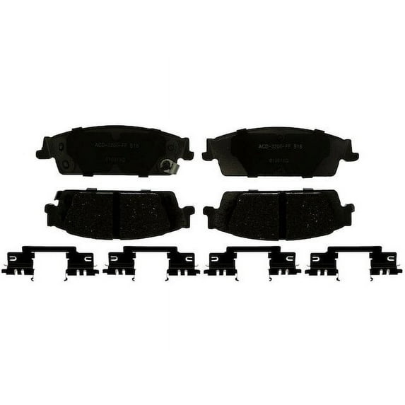 Rear Brake Pad Set - Compatible with 2015 - 2020 Chevy Suburban 2016 2017 2018 2019
