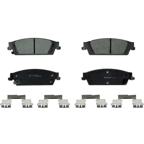 Rear Brake Pad Set - Compatible with 2015 - 2020 GMC Yukon XL 2016 2017 2018 2019