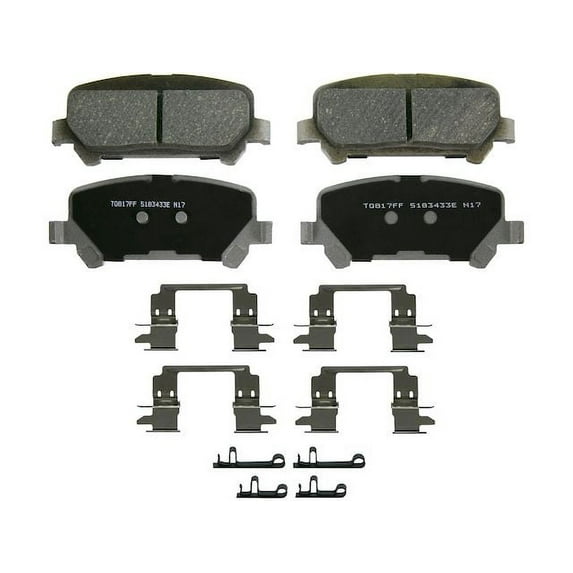 Rear Brake Pad Set - Compatible with 2015 - 2021 Chevy Colorado 2016 2017 2018 2019 2020