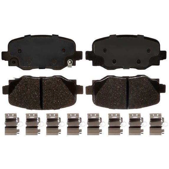 Rear Brake Pad Set - Compatible with 2015 - 2022 Jeep Renegade 2016 2017 2018 2019 2020 2021