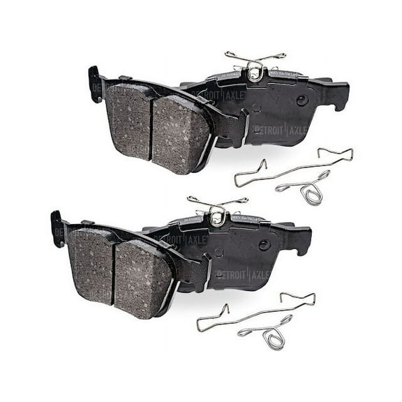 Rear Brake Pad Set - Compatible with 2016 - 2018 Audi A3 Sportback e-tron 2017