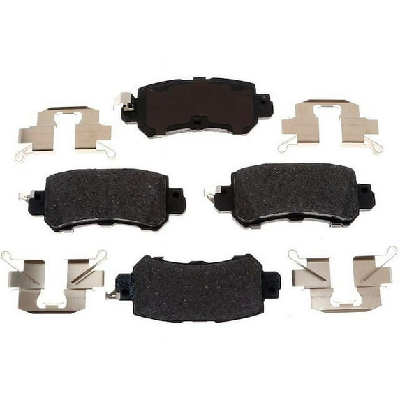 Rear Brake Pad Set - Compatible with 2016 - 2018 Mazda CX-3 2017