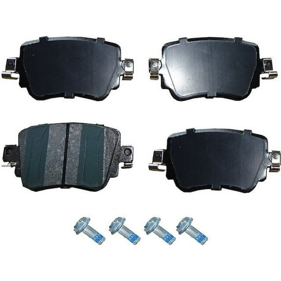 Rear Brake Pad Set - Compatible with 2016 - 2019 Audi Q3 2017 2018