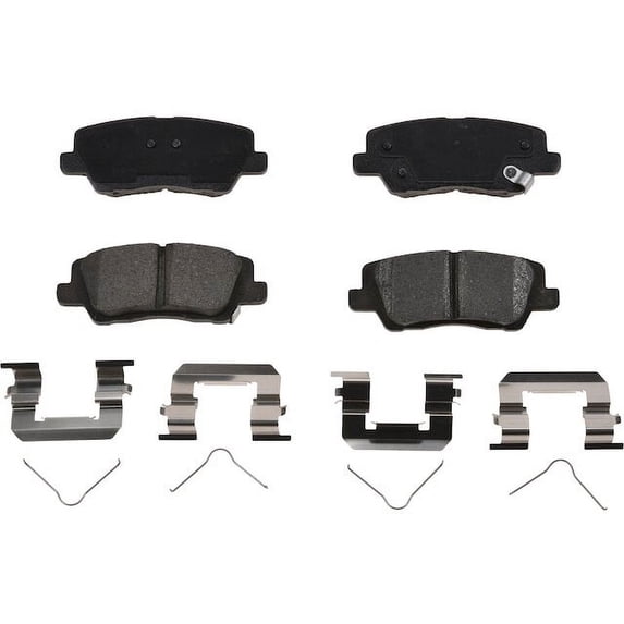 Rear Brake Pad Set - Compatible with 2016 - 2019 Cadillac CTS 2017 2018