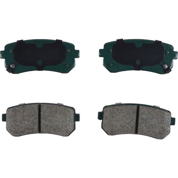 Rear Brake Pad Set - Compatible with 2016 - 2019 Hyundai Sonata 2.0L 4-Cylinder 2017 2018