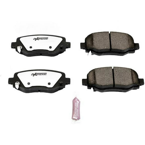 Rear Brake Pad Set - Compatible with 2016 - 2020 Fiat 500X 2017 2018 2019