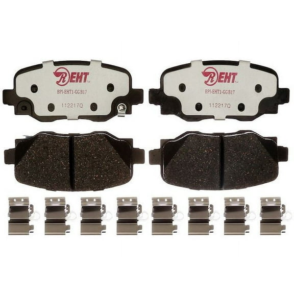 Rear Brake Pad Set - Compatible with 2016 - 2020 Fiat 500X 2017 2018 2019