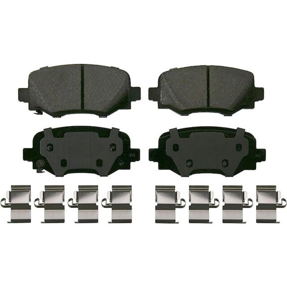 Rear Brake Pad Set - Compatible with 2016 - 2021 Fiat 500X 2017 2018 2019 2020