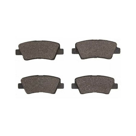 Rear Brake Pad Set - Compatible with 2016 - 2021 Honda Civic 2017 2018 2019 2020