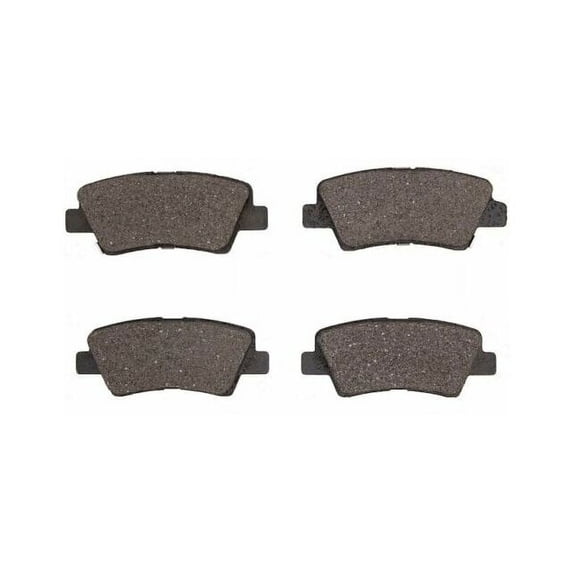 Rear Brake Pad Set - Compatible with 2016 - 2021 Honda Civic 2017 2018 2019 2020
