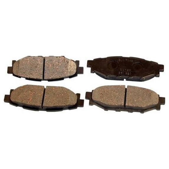 Rear Brake Pad Set - Compatible with 2016 - 2022 Subaru Crosstrek 2017 2018 2019 2020 2021