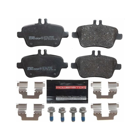 Rear Brake Pad Set - Compatible with 2017 - 2018 Mercedes-Benz SLC300