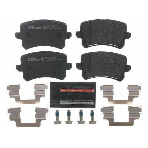 Rear Brake Pad Set - Compatible with 2017 - 2018 Volkswagen Tiguan Limited Base