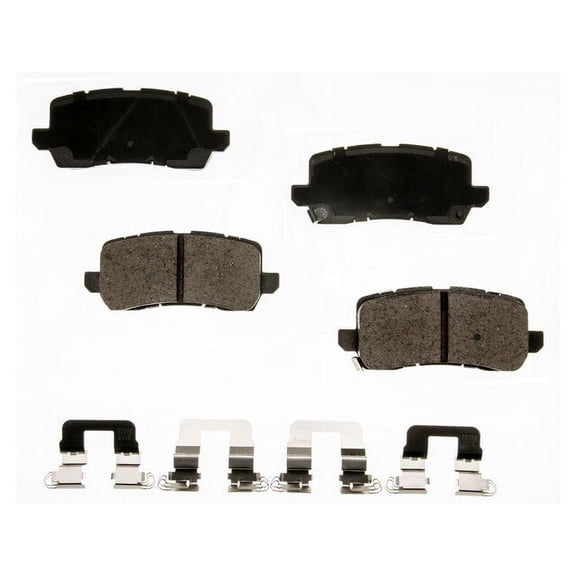 Rear Brake Pad Set - Compatible with 2017 - 2020 Acura MDX 2018 2019
