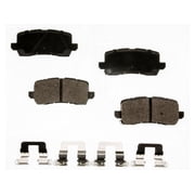 Rear Brake Pad Set - Compatible with 2017 - 2020 Acura MDX 2018 2019