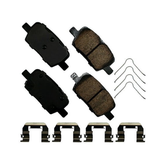 Rear Brake Pad Set - Compatible with 2017 - 2020 Cadillac XT5 - AC Delco