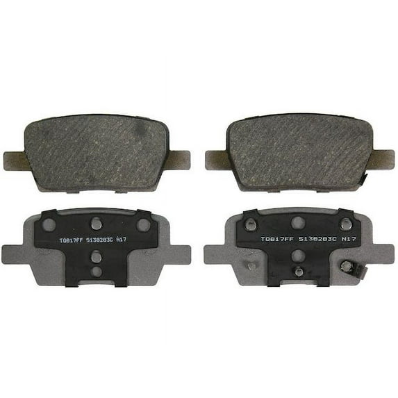 Rear Brake Pad Set - Compatible with 2017, 2020 Cadillac XT5