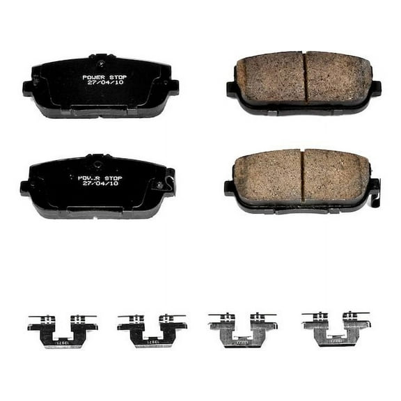 Rear Brake Pad Set - Compatible with 2017 - 2020 Fiat 124 Spider 2018 2019