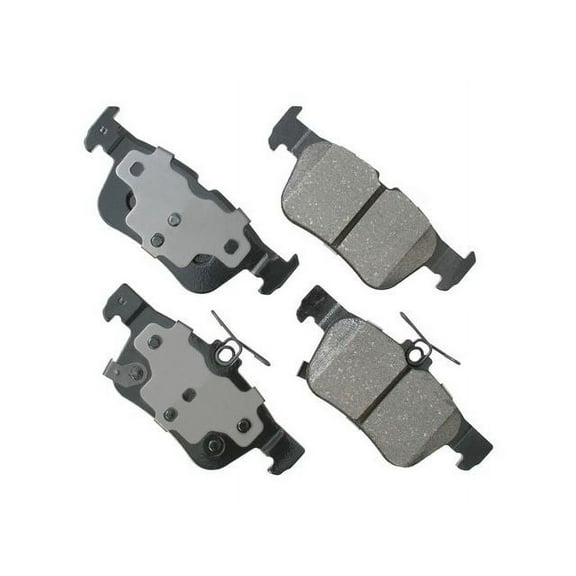 Rear Brake Pad Set - Compatible with 2017 - 2022 Ford Escape 2018 2019 2020 2021