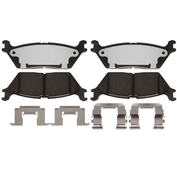 Rear Brake Pad Set - Compatible with 2018 - 2020 Ford F-150 2019