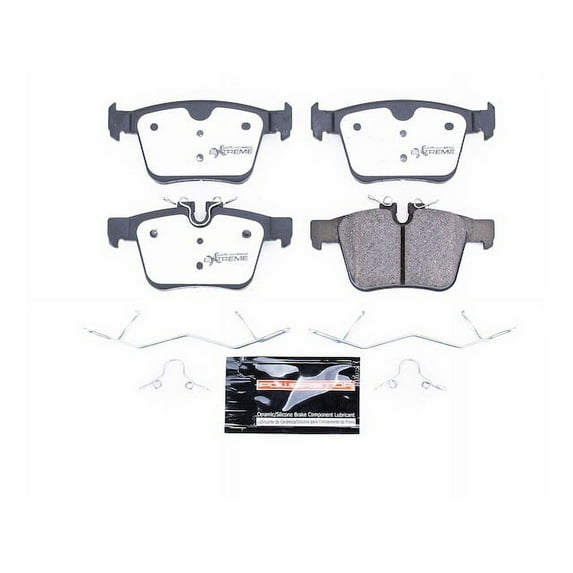 Rear Brake Pad Set - Compatible with 2018 - 2020 Land Rover Range Rover Velar - Power Stop