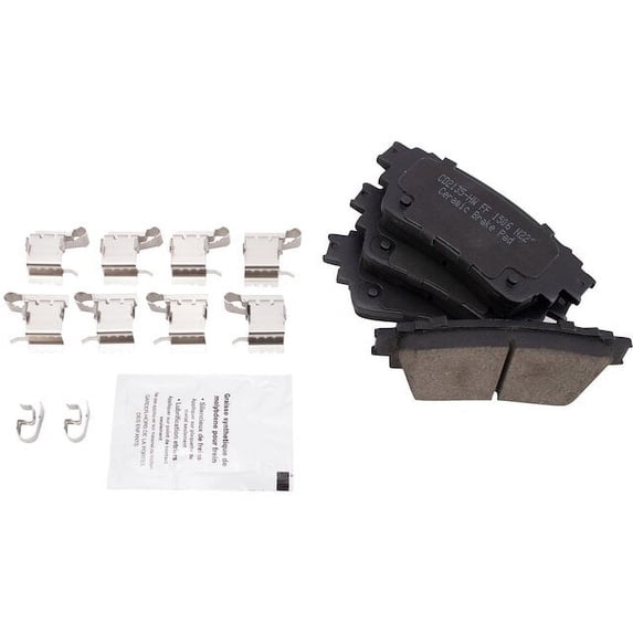 Rear Brake Pad Set - Compatible with 2018 - 2020 Mitsubishi Eclipse Cross 2019