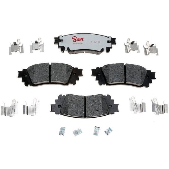 Rear Brake Pad Set - Compatible with 2018 - 2022 Toyota C-HR - Raybestos