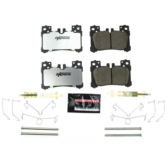 Rear Brake Pad Set - Compatible with 2018 - 2023 Lexus LS500 F Sport - Power Stop