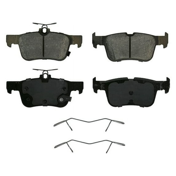 Rear Brake Pad Set - Compatible with 2019 - 2020 Ford Police Responder Hybrid Base