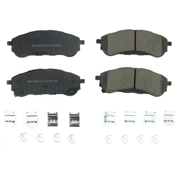 Rear Brake Pad Set - Compatible with 2019 - 2022 Ford Ranger - Power Stop
