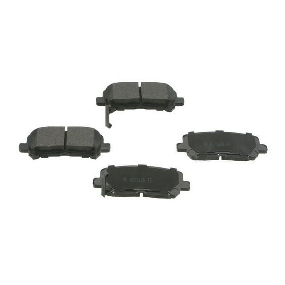 Rear Brake Pad Set - Compatible with 2019 - 2022 Honda Passport 2020 2021