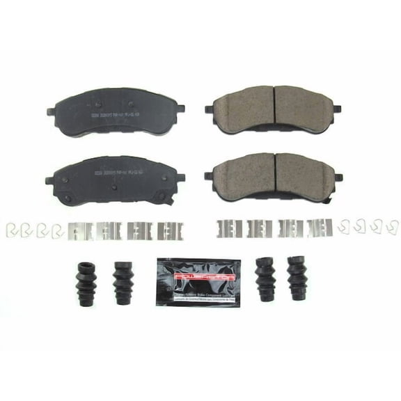 Rear Brake Pad Set - Compatible with 2019 - 2023 Ford Ranger - Power Stop