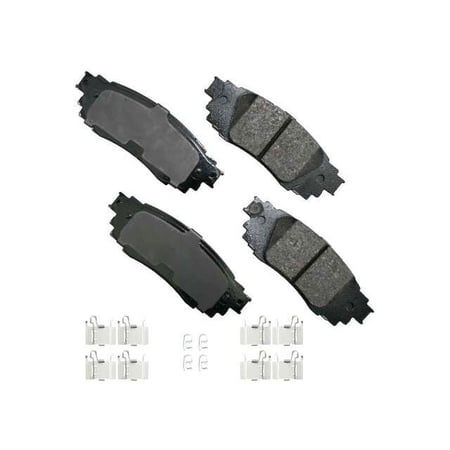 Rear Brake Pad Set - Compatible with 2019 - 2024 ES350 2020 2021 2022 2023