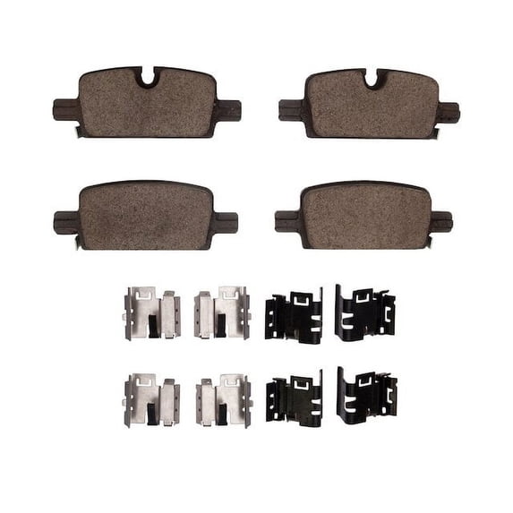 Rear Brake Pad Set - Compatible with 2019 - 2024 GMC Sierra 1500 RWD - Dynamic Friction