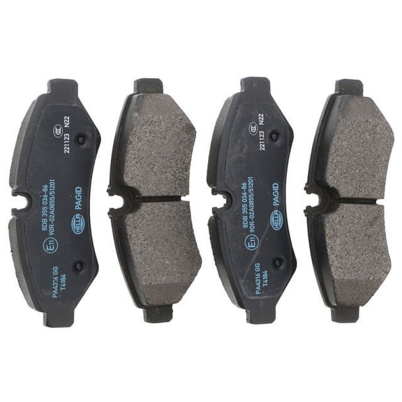 Rear Brake Pad Set - Compatible with 2019 - 2024 Mercedes-Benz Sprinter 2500 2020 2021 2022 2023