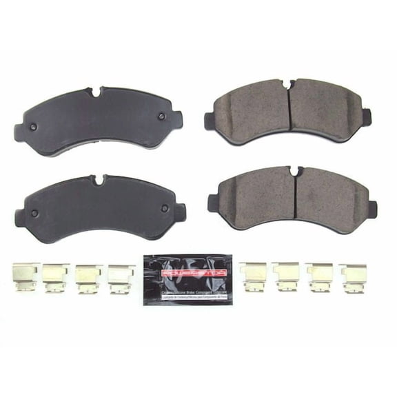 Rear Brake Pad Set - Compatible with 2019 - 2024 Mercedes-Benz Sprinter 3500XD - Power Stop