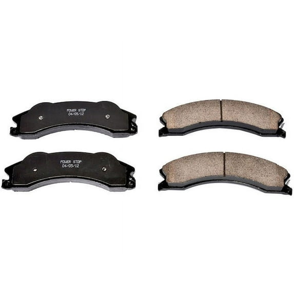Rear Brake Pad Set - Compatible with 2019 Chevy Suburban 3500 HD