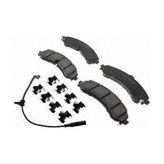 Rear Brake Pad Set - Compatible with 2020 - 2022 Chevrolet Silverado 3500 HD - AC Delco
